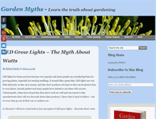 Tablet Screenshot of gardenmyths.com